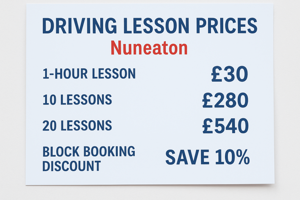 driving-lesson-prices-nuneaton